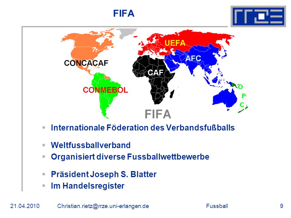 FIFA Internationale Föderation des Verbandsfußballs