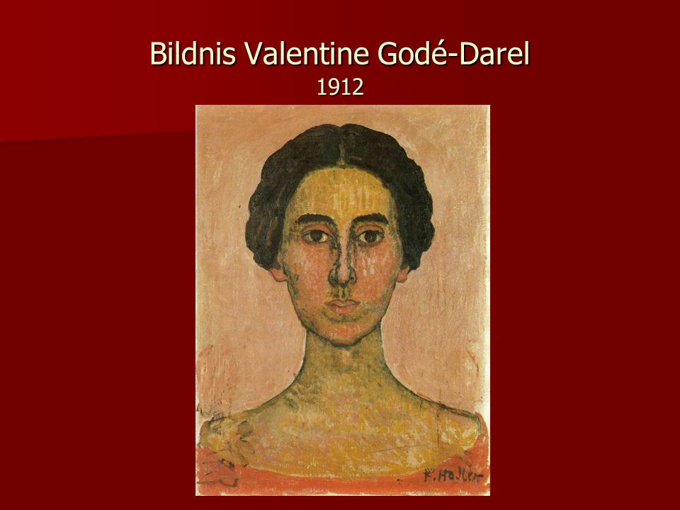 Bildnis Valentine Godé-Darel 1912