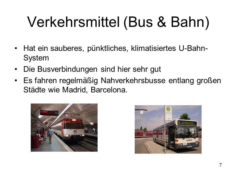 Verkehrsmittel (Bus & Bahn)