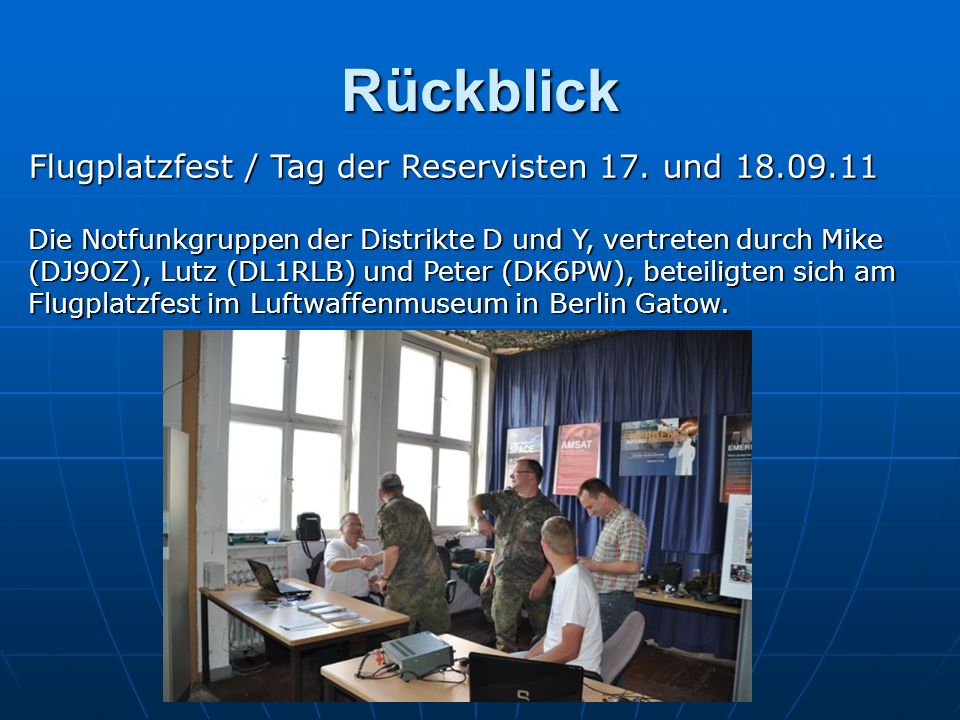 Rückblick Flugplatzfest / Tag der Reservisten 17. und