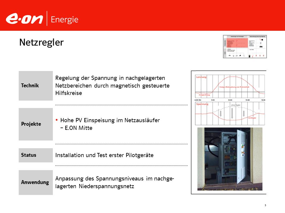 Netzregler Technik. Regelung der Spannung in nachgelagerten Netzbereichen durch magnetisch gesteuerte Hilfskreise.