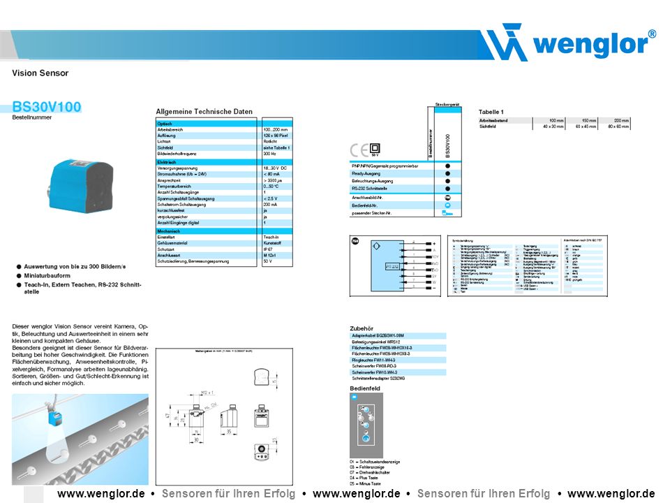 www. wenglor. de • Sensoren für Ihren Erfolg • www. wenglor
