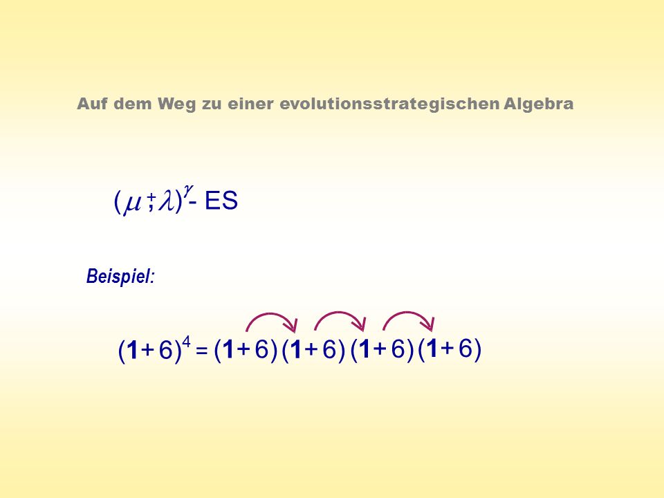 , m l ( ) - ES (1+ 6) (1+ 6) (1+ 6) (1+ 6) (1+ 6) = Beispiel: g +