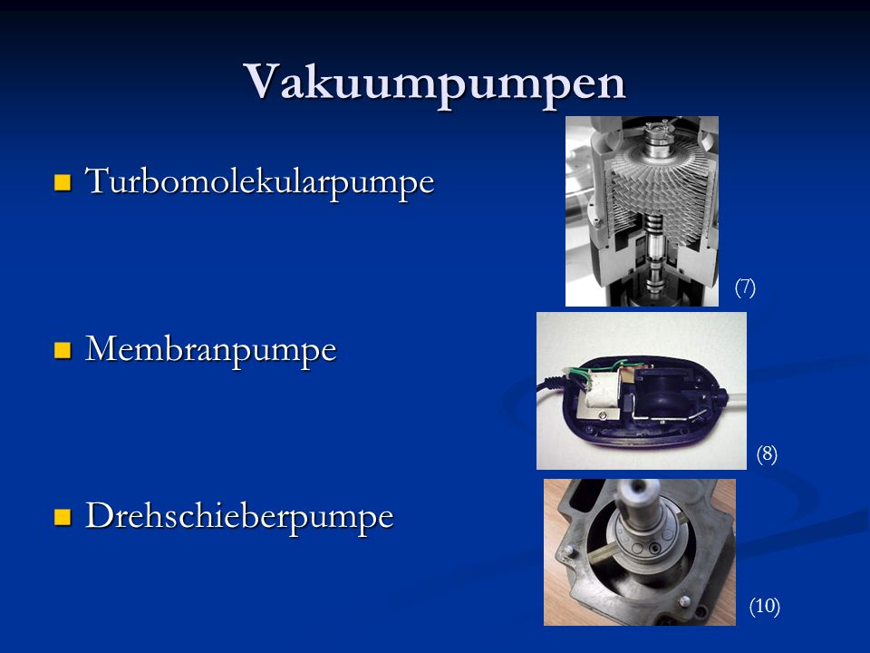 Vakuumpumpen Turbomolekularpumpe Membranpumpe Drehschieberpumpe (7)