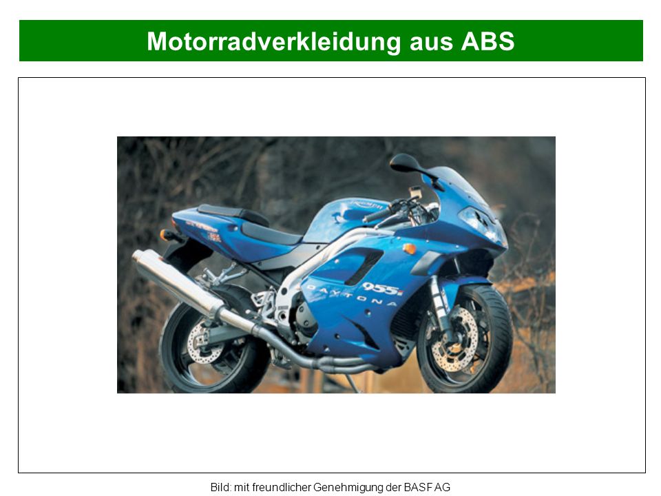 Motorradverkleidung aus ABS
