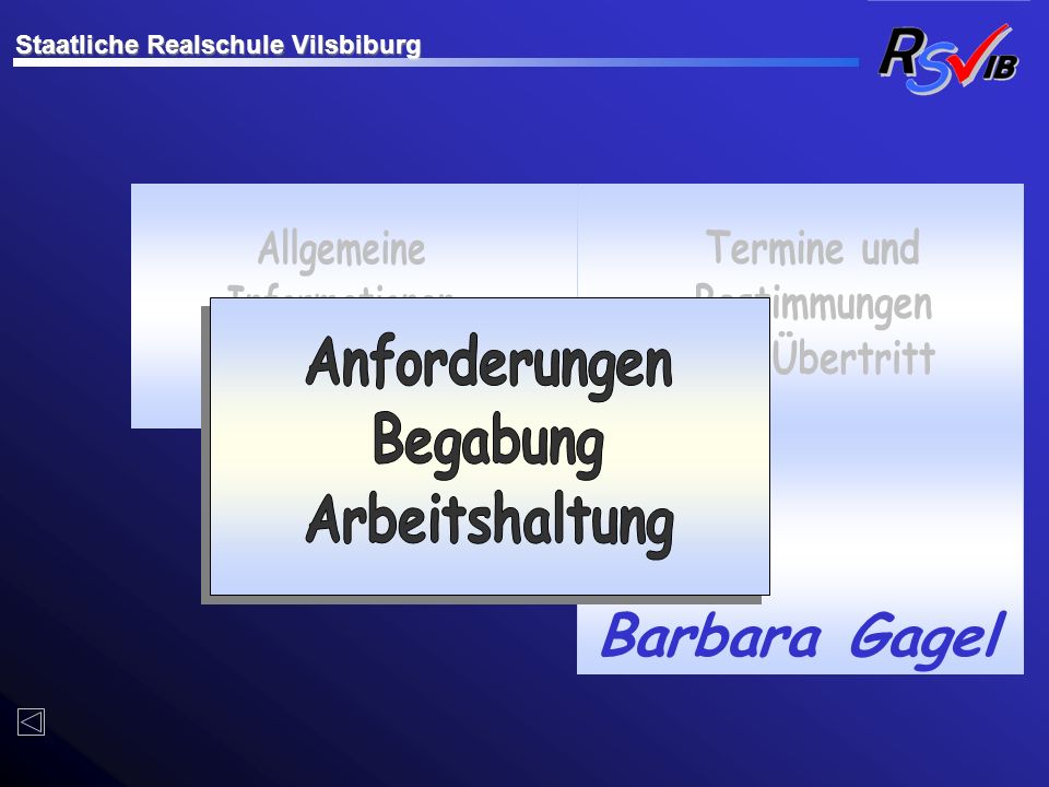 Barbara Gagel Allgemeine Informationen zur R6 Termine und Bestimmungen