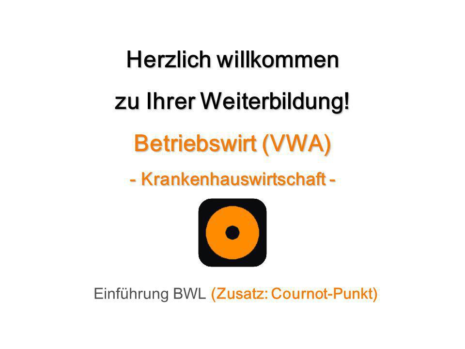 zu Ihrer Weiterbildung! - Krankenhauswirtschaft -