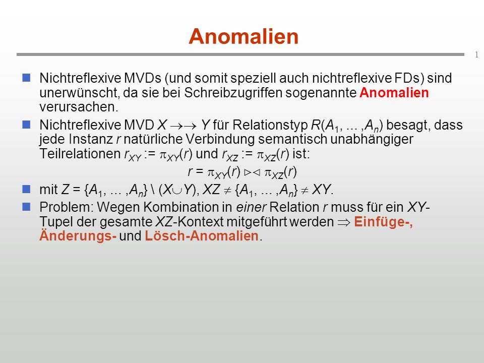 Anomalien