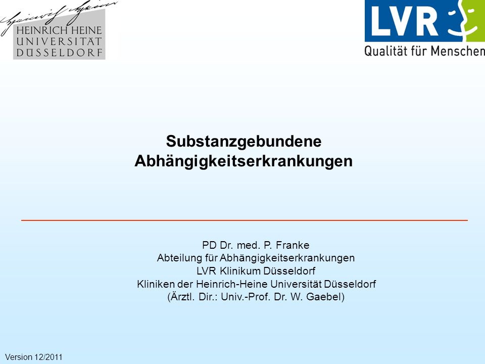 Abhängigkeitserkrankungen