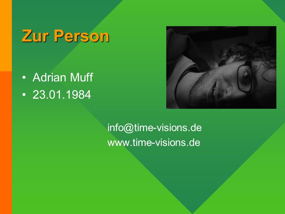 Zur Person Adrian Muff