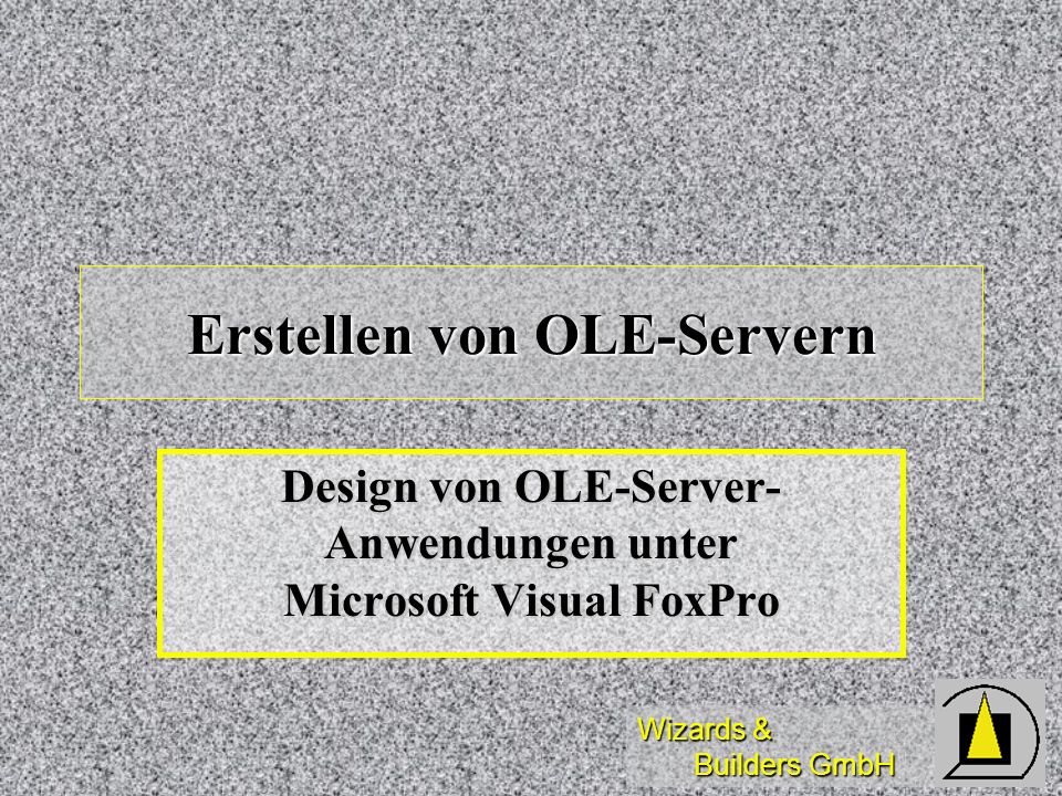 Erstellen von OLE-Servern