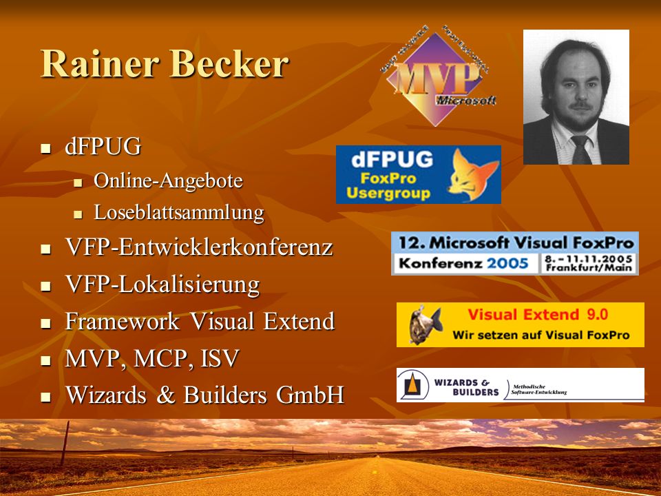 Rainer Becker dFPUG VFP-Entwicklerkonferenz VFP-Lokalisierung