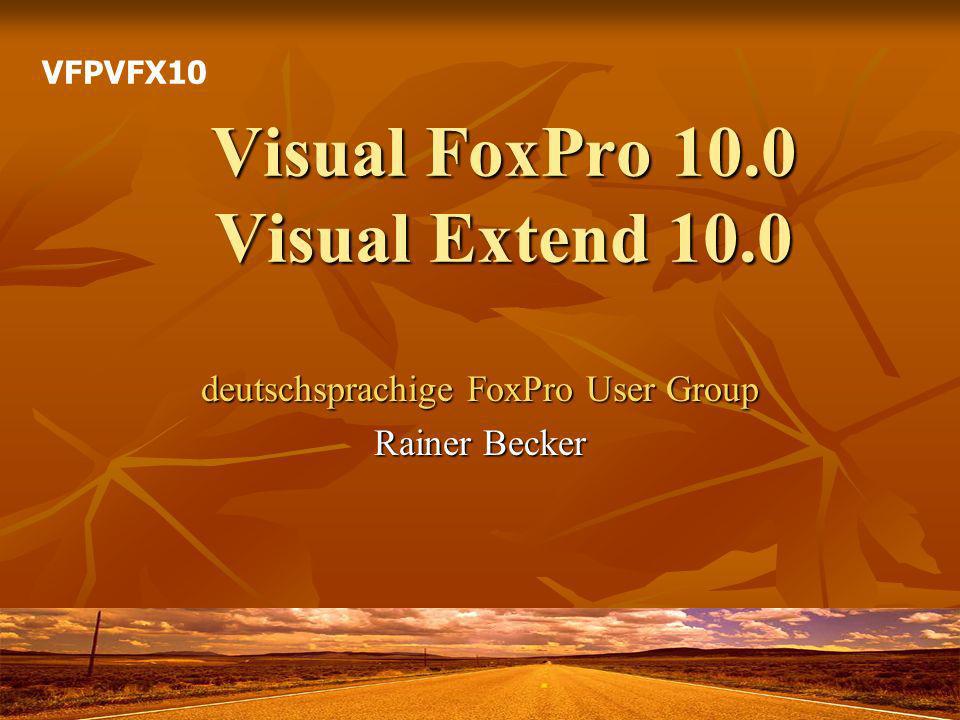 Visual FoxPro 10.0 Visual Extend 10.0