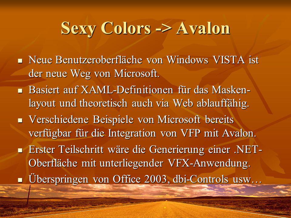 Sexy Colors -> Avalon