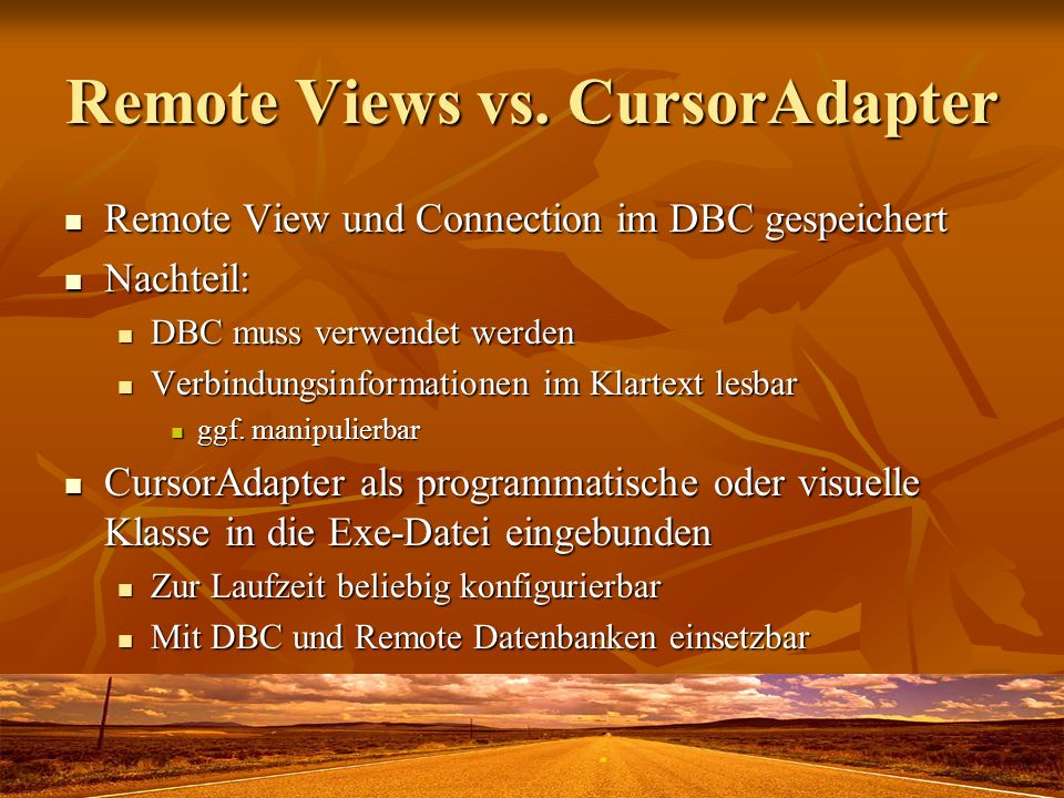 Remote Views vs. CursorAdapter