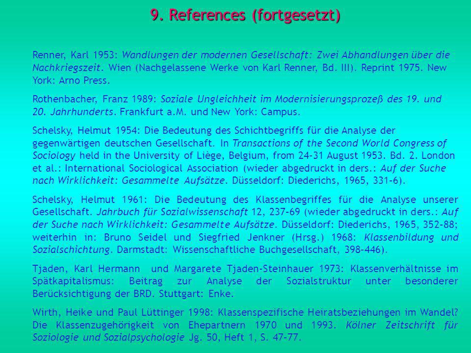 9. References (fortgesetzt)