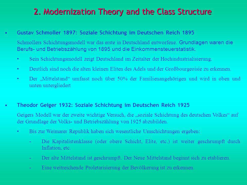 2. Modernization Theory and the Class Structure