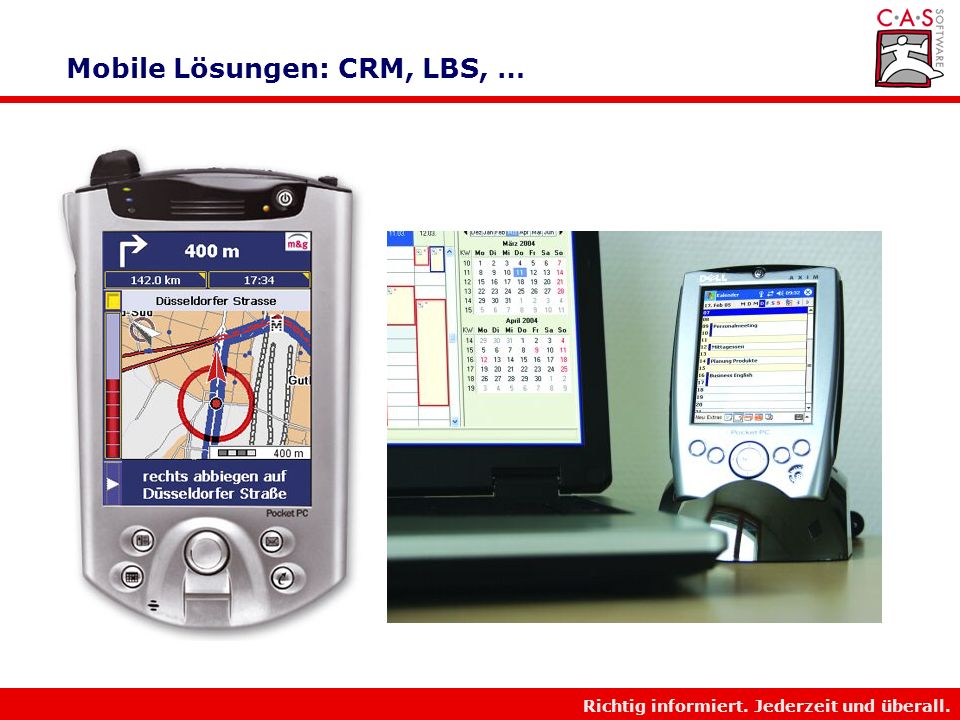 Mobile Lösungen: CRM, LBS, …