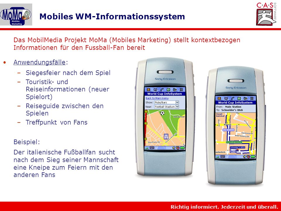 Mobiles WM-Informationssystem