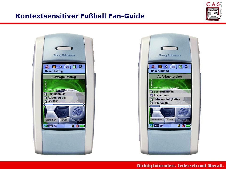 Kontextsensitiver Fußball Fan-Guide