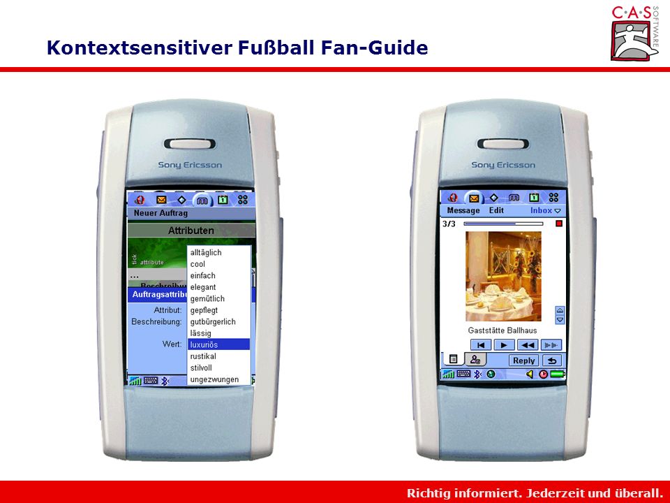 Kontextsensitiver Fußball Fan-Guide
