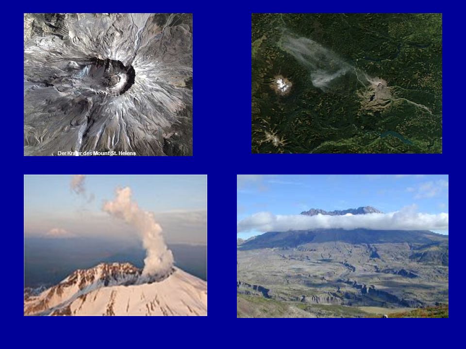 Der Krater des Mount St. Helens