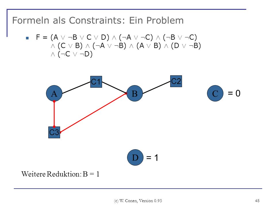 Aussagenlogik Verfahren Zum Finden Von Modellen Ppt Herunterladen