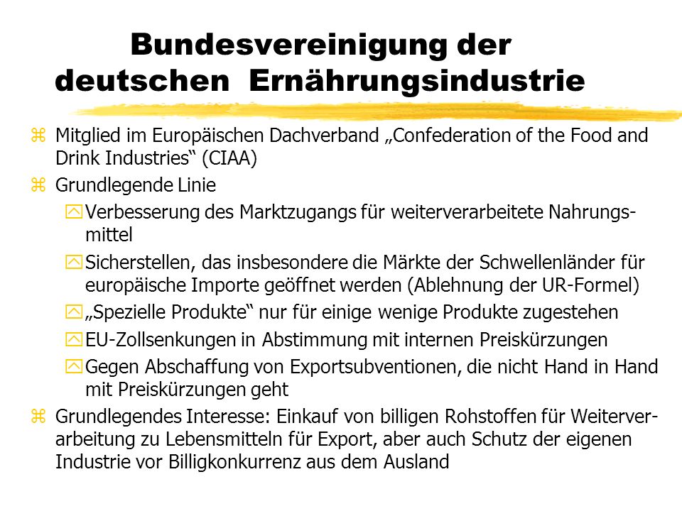 Bundesvereinigung der deutschen Ernährungsindustrie