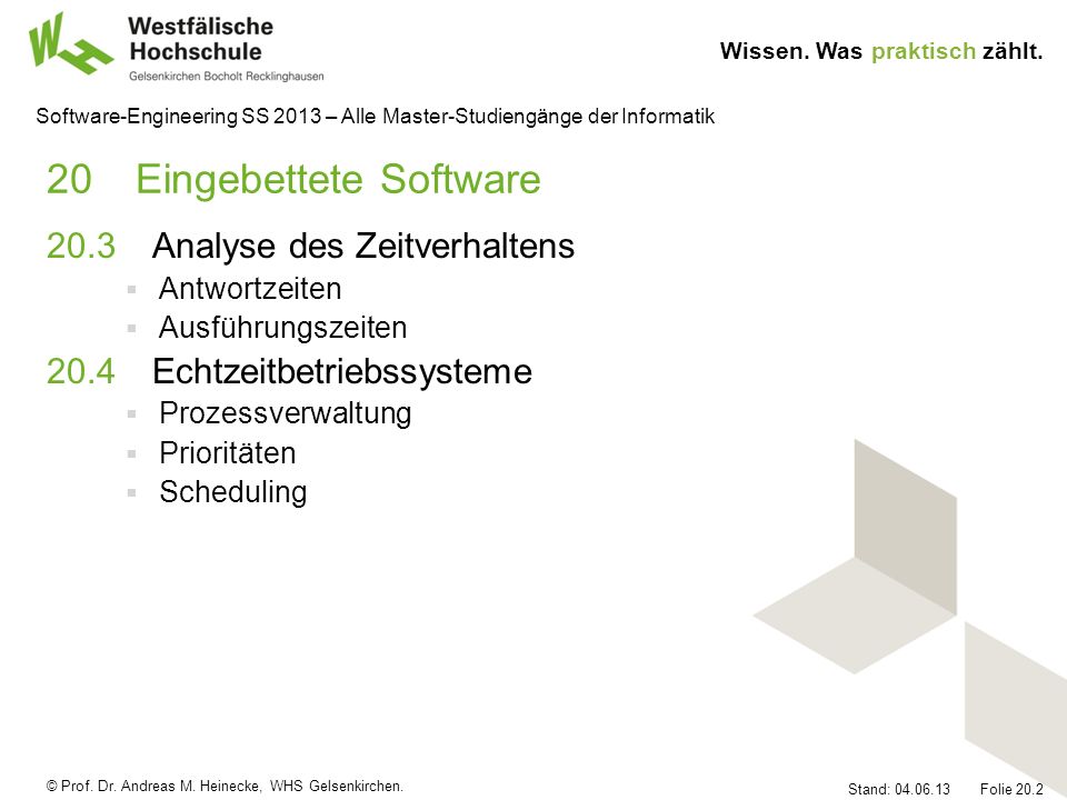 20 Eingebettete Software