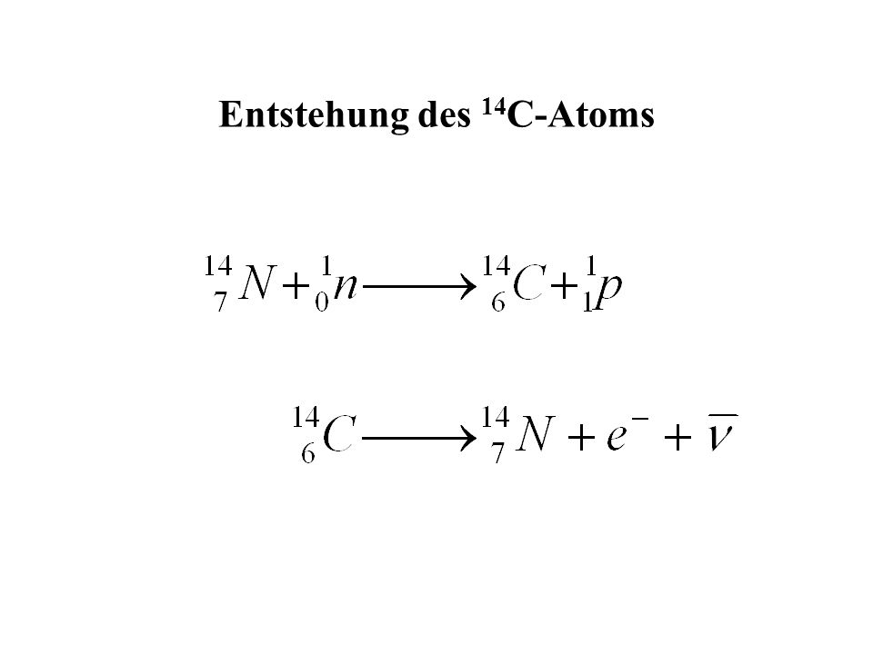 Entstehung des 14C-Atoms