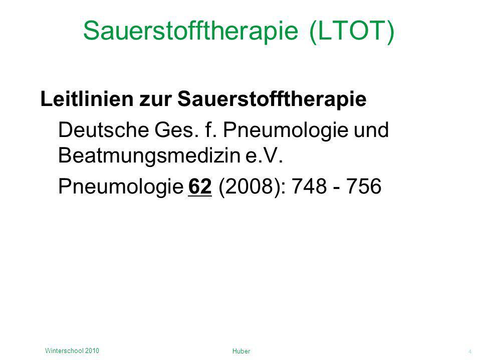 Sauerstofftherapie (LTOT)
