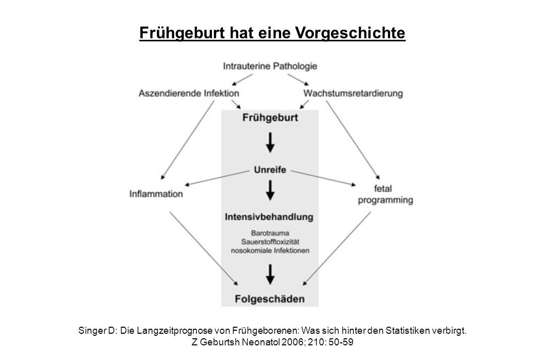 Frühgeburt hat eine Vorgeschichte