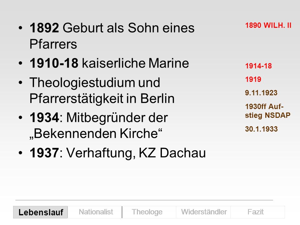 1892 Geburt als Sohn eines Pfarrers kaiserliche Marine