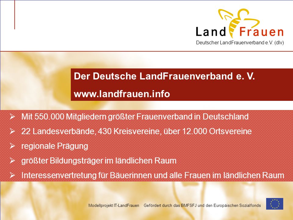 Der Deutsche LandFrauenverband e. V.