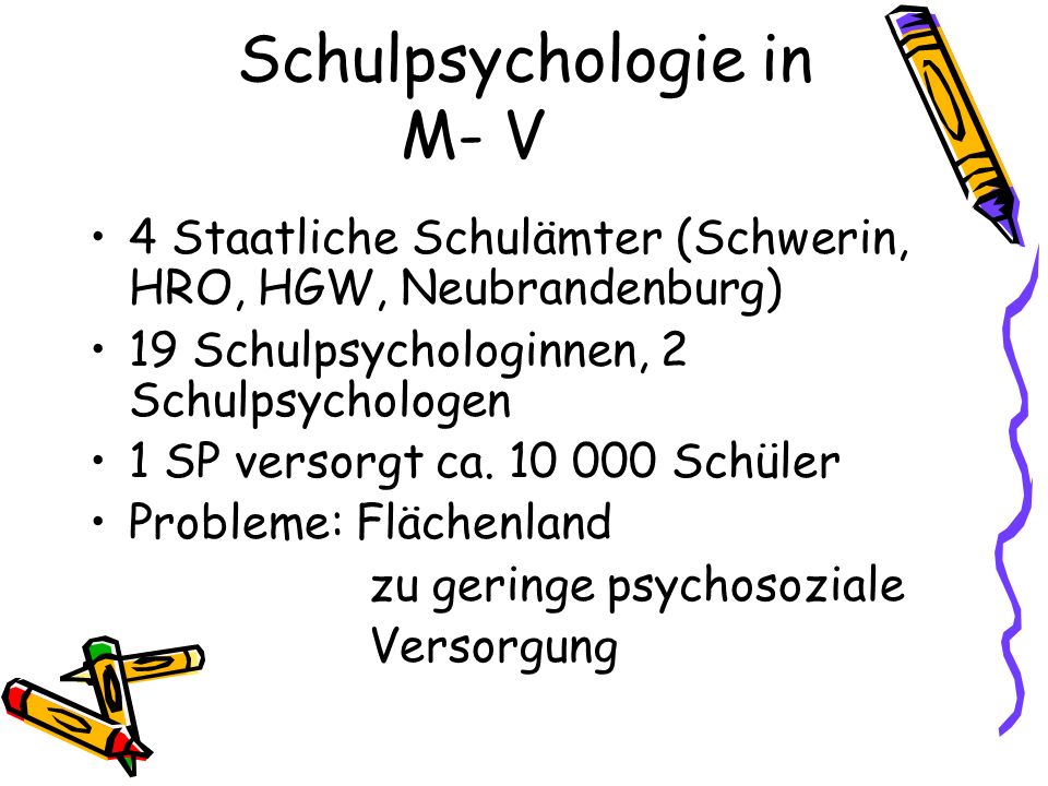 Schulpsychologie in M- V