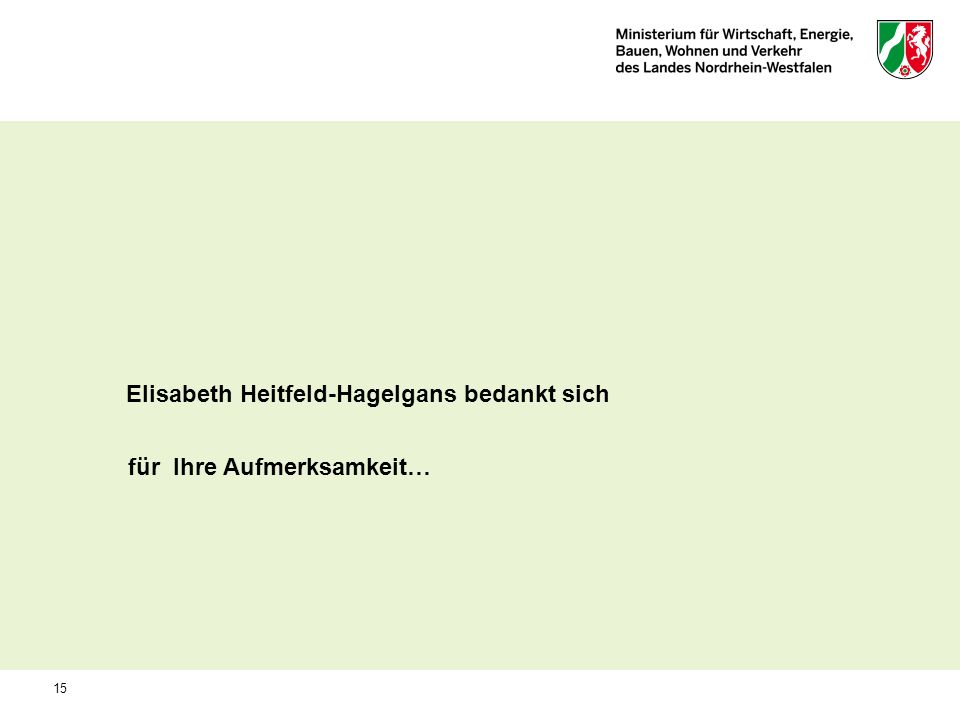 Elisabeth Heitfeld-Hagelgans bedankt sich