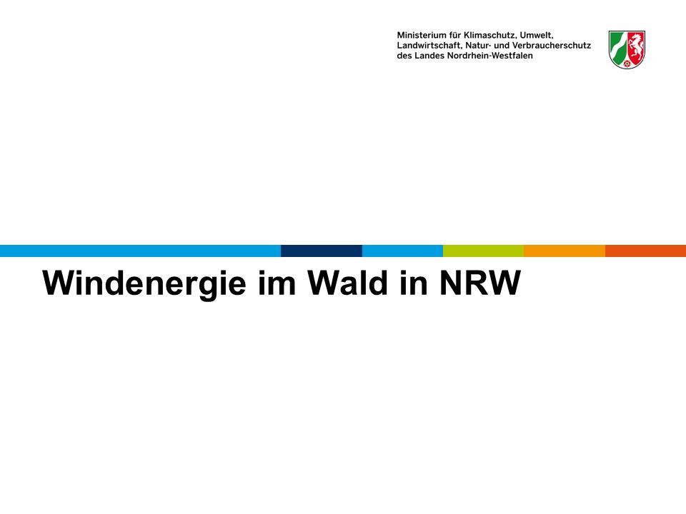 Windenergie im Wald in NRW