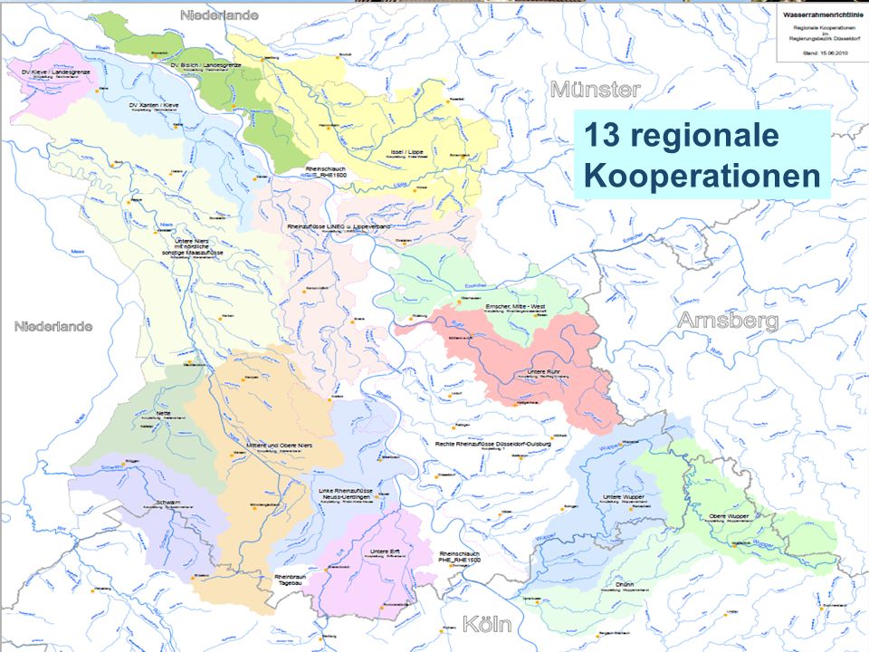 13 regionale Kooperationen