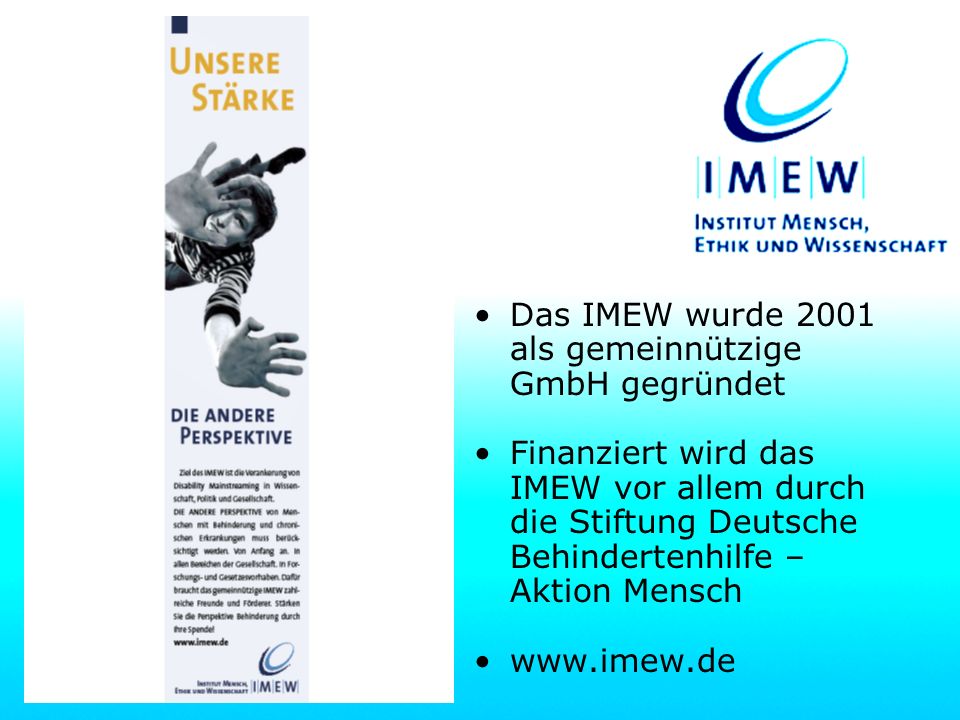 Informationen zum IMEW