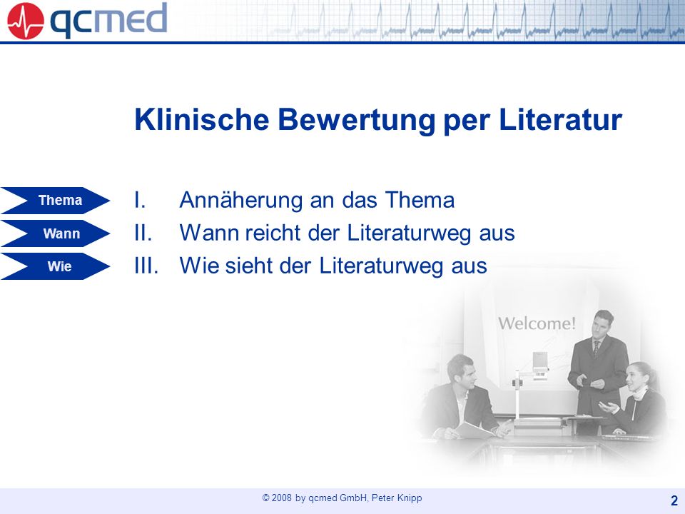 Klinische Bewertung per Literatur
