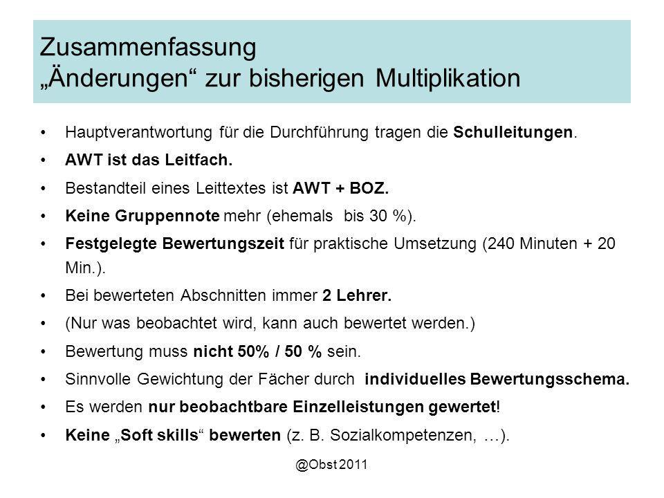 Zusammenfassung „Änderungen zur bisherigen Multiplikation