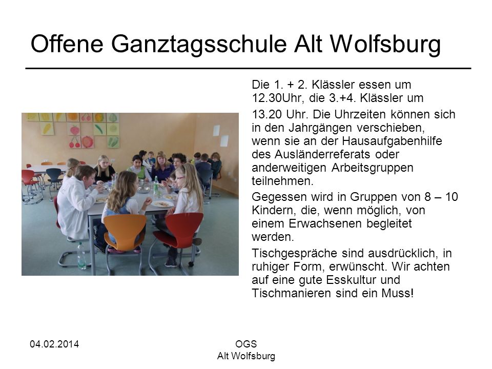 Offene Ganztagsschule Alt Wolfsburg