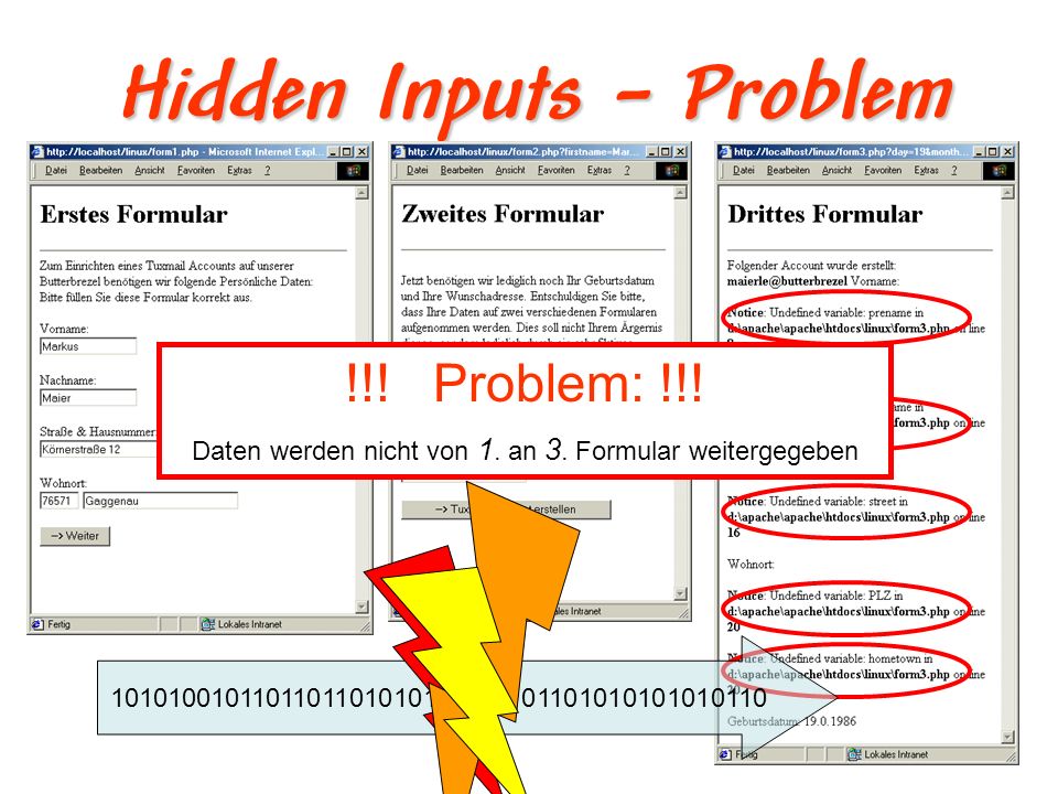 Hidden Inputs – Problem