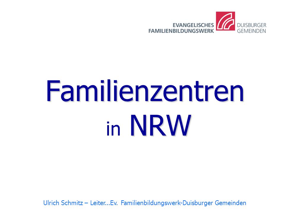 Familienzentren in NRW