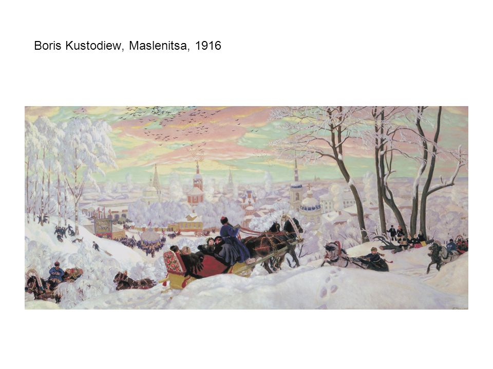 Boris Kustodiew, Maslenitsa, 1916