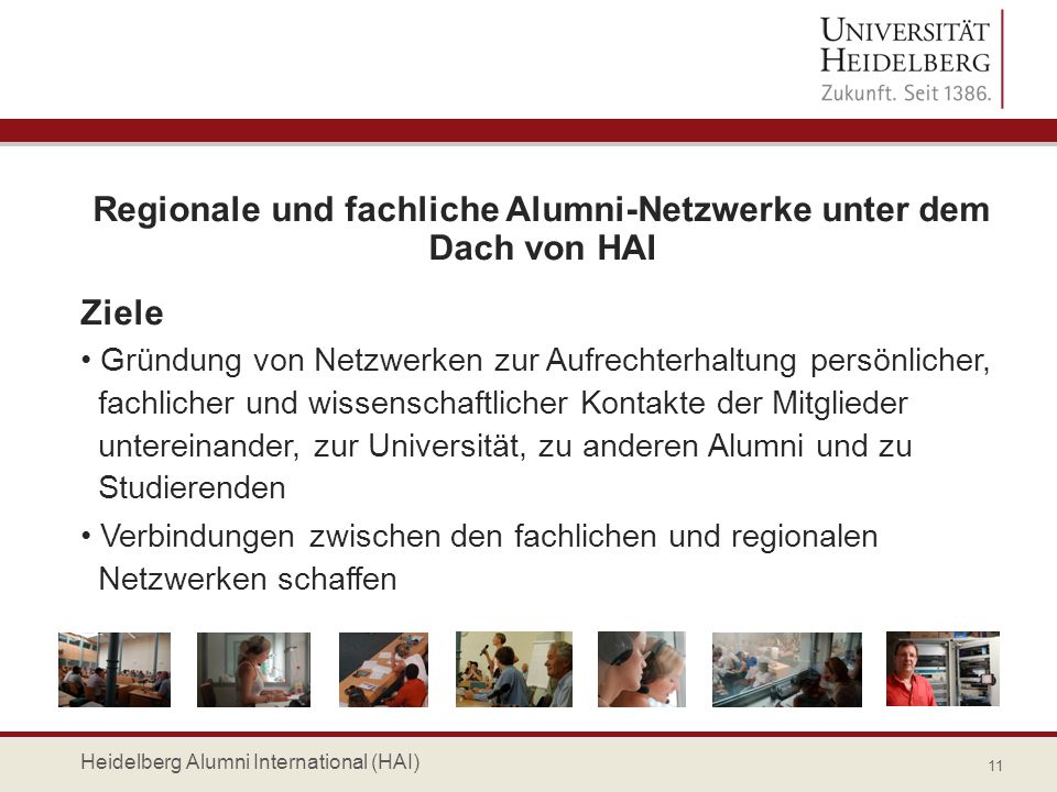 Regionale und fachliche Alumni-Netzwerke unter dem Dach von HAI