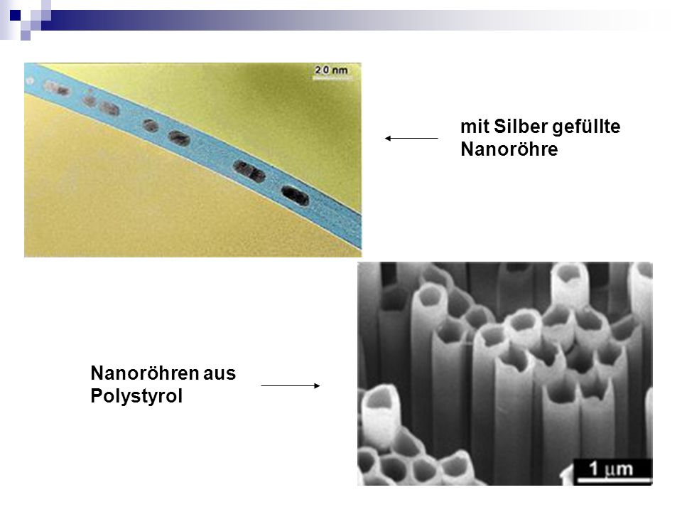 mit Silber gefüllte Nanoröhre