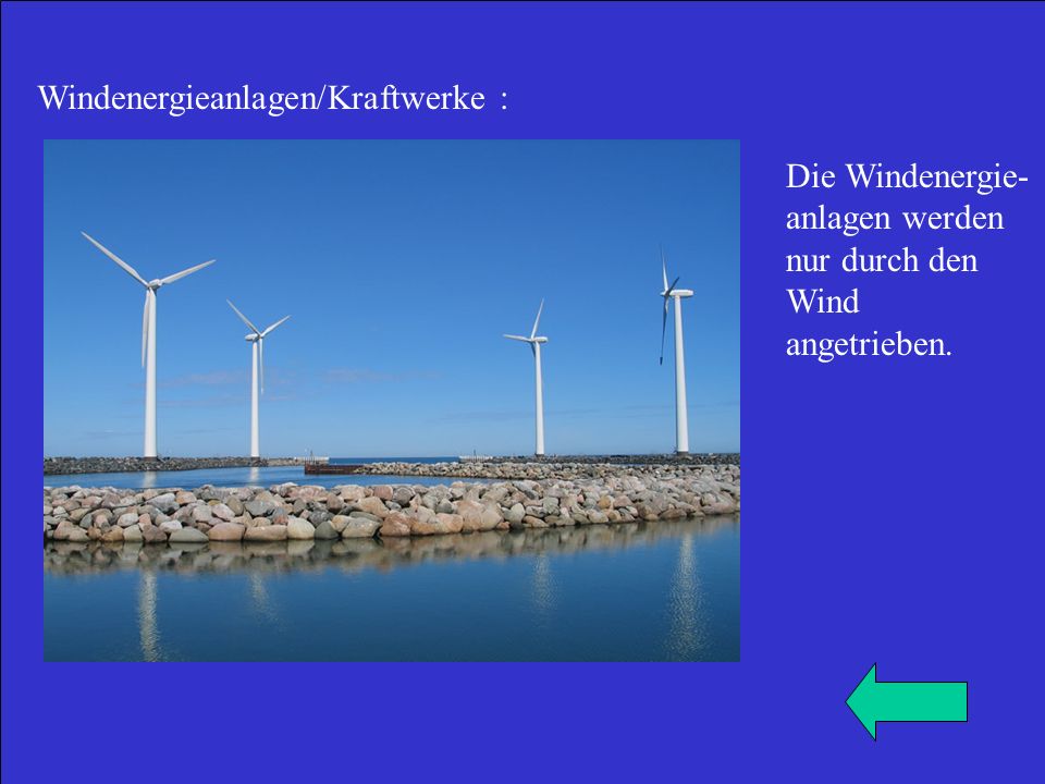 Windenergieanlagen/Kraftwerke :