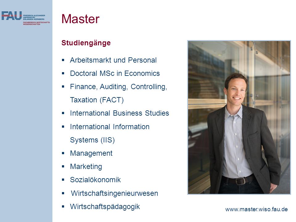 Master Studiengänge Arbeitsmarkt und Personal