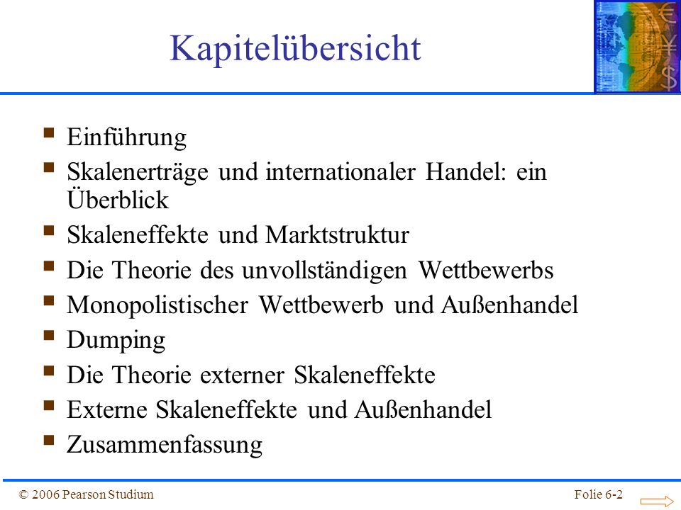 Kapitelübersicht Einführung